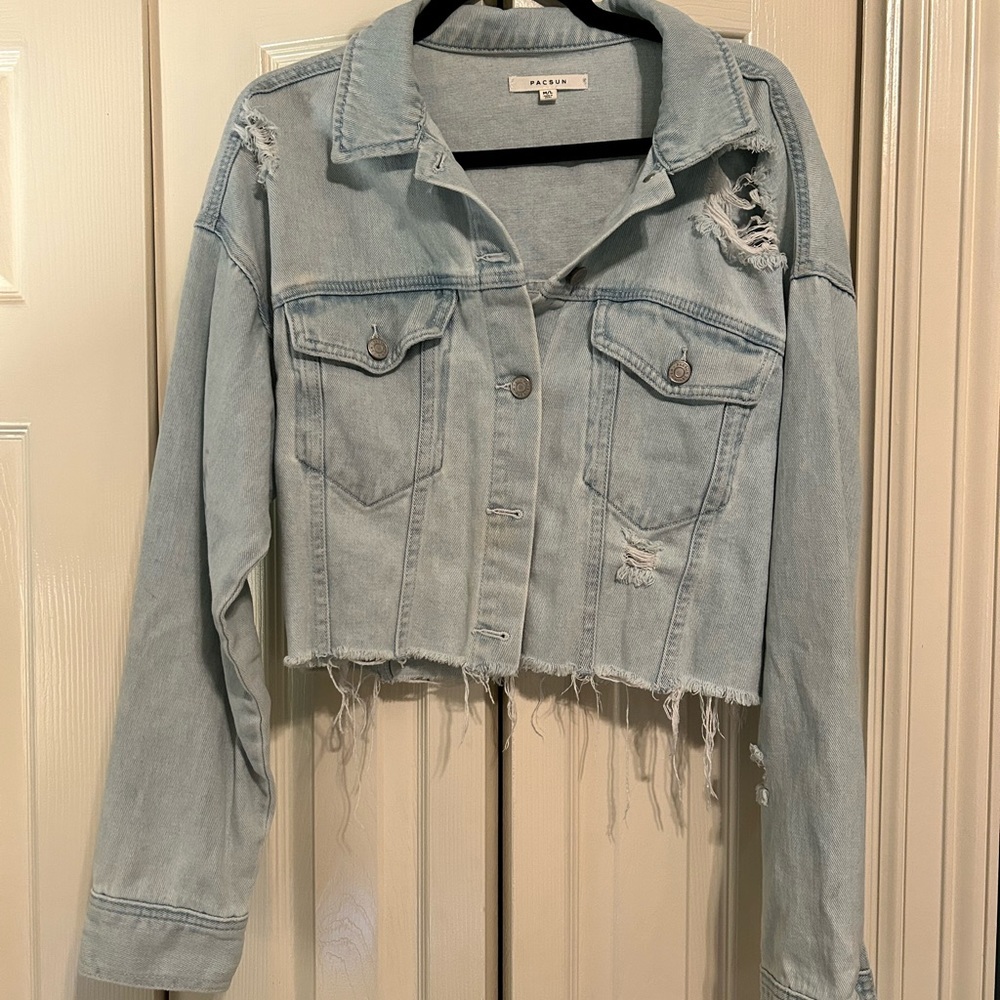 Pacsun Cropped Denim Jacket